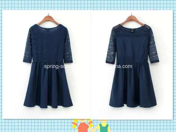 Short Dress-Lace Dress-Lady Fashion Dress-Women Clothes (D-158)