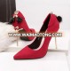 LM5755Q summer single shoes fashion woman high-heeled pointed shoe suede for nightclub