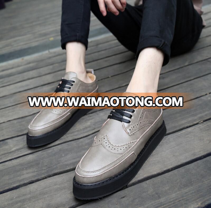 PJ1010A blank men pu synthetic leather for shoes